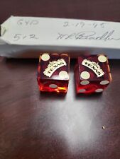 Rare Vintage Dice Used In TEXAS Casino In Las Vegas 1995 Not Drilled picture
