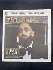 The Final Call Los Angels Newspaper Rapper Nipsey Hussle Hustle Killed Memorial  picture