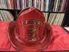 Vintage 1960’s FIREMAN’S FUND HELMET Collectors Fireman Helmet By PARKER  USA picture