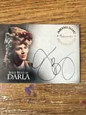 Buffy Spike The Complete Story A3 Julie Benz as Darla Autograph Card Inkworks picture