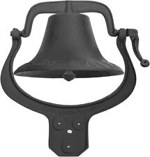Large Cast Iron Farmhouse Dinner Bell, Clear & Loud Sound, Multi-Purpose Usage picture