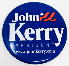 2004 John Kerry For President Political Pinback Campaign Button Memorabilia M21 picture