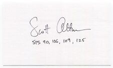 Scott Altman Signed 3x5 Index Card Autograph Signature NASA Astronaut STS-125 picture