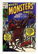 Where Monsters Dwell #6 FN/VF 7.0 1970 picture