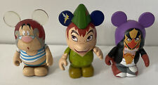 Disney Vinylmation Set of 3 Figurines Peter Pan Captain Hook Smee Classic picture