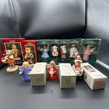 10  Vintage Goebel Schmid Ornaments, 1980s Christmas, Angel, Santa, Hummel picture
