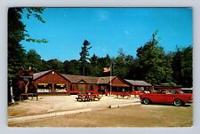 Paradise MI-Michigan, Camp 33, Tequanamon Upper Falls, Vintage Souvenir Postcard picture