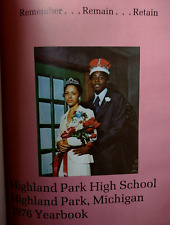 1976 Highland Park MI High School Yearbook - Polar Bear / African American picture