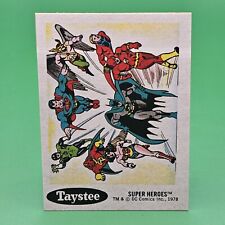 1978 Taystee Bread DC Superheroes Stickers Superheroes #28 EX picture