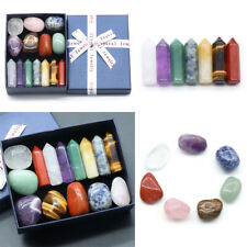 7/14PCS Natural Obelisk Quartz crystal Healing Stone Meditation Therapy Tower ** picture