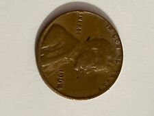 1964 Lincoln Penny No Mint Mark. L, RIM ERROR, W ERROR  good condition picture