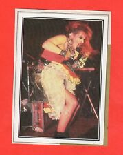1985 Panini Smash Hits Cyndi Lauper RC  Rare Please read Description picture