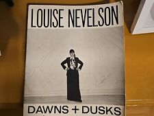 Louise Nevelson Dawns & Dusk Artist Signed Autograph 1st Edition Paperback Book picture