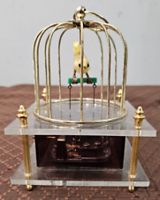 Vintage Sankyo Japan Dancing Bird In a Cage Music Box Works Well  picture