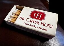 The Capital Hotel, Little Rock, Arkansas, Full Unstruck Matchbox picture