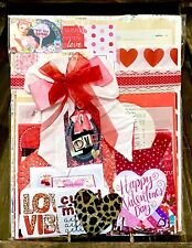 125 Piece Valentine’s Themed Vintage and New Pages Junk Journal/Scrapbooking Kit picture