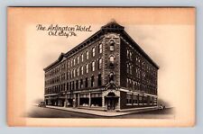 Oil City PA-Pennsylvania, The Arlington Hotel Advertising, Vintage Postcard picture
