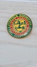 Vintage 1985 North American Livestock Exposition Season Pass Pin picture