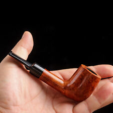 Classic Bruyere Pipe Handmade Solid Wood Straight Small Pipe Tobacco Pipes picture