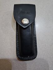 Vintage Buck 110  Pocket Knife W/ Leather Case- NEW, NEVER USED picture