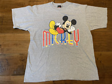 Vintage Mickey Mouse Unlimited Walt Disney World Gray T-Shirt - Adult XLarge XL picture