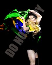 2024 Madonna Celebration Tour Concert In Brazil Copacabana Beach Flag 8x10 Photo picture
