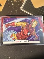 2021 Marvel Allure Iron Man 1/1 Artist Sketch Card ; Adam & Bekah Cleveland picture