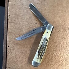 Vintage Case XX Pocket Knife Genuine Stag 1979 5207 SP SSP Bradford Centennial picture