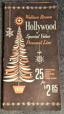 Vintage 1959 WALLACE BROWN Hollywood Greeting Cards Sales Sample Ad Promo Rare picture