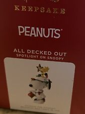2021 Hallmark Keepsake Peanuts Spotlight On Snoopy All Decked Out NEW in Box picture