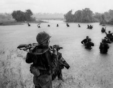 U.S. Soldiers crossing river 8