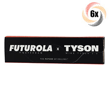 6x Packs Futurola Mike Tyson Rolling Papers & Tips King  | 33 Each | + 2 Tubes picture