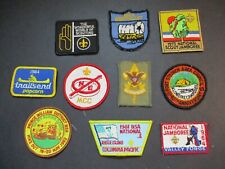Lot of 10 boy scout patches #113 picture
