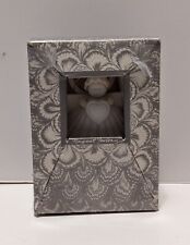 Vintage 1986 Margaret Furlong Christmas Ornament Heart Angel Seashell Box Stand picture