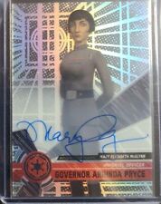 Topps Star Wars Card HIGHTECK GOVERNOR ARIHNDA PRYCE Signed picture