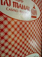 ***RARE TRUMP TAJ MAHAL CASINO RESORT ALMOST PUNCHED 10OF SPADES PLAYING CARD*** picture