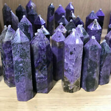 100g+ Natural quartz purple dragon stone hand polished quartz obelisk reiki 1pc picture