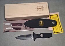 Vintage Benchmark Knives 1992 First Production Double Edge Dagger NOS Rare  picture