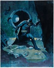 Mike Hoffman Signed Original Oil Painting Marvel Comic Artist Batman DC 2018 picture
