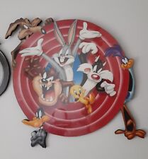 NEW Looney Tunes Crest Cut out Wall  Plaque Warner Bro Collectible picture