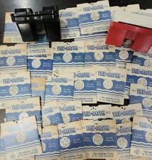 Vintage 2 Viewmasters & 38 Packets W/Box  & Extra Pamphlets picture