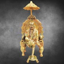 Brass Showpiece Sai Baba God Idol Statue picture
