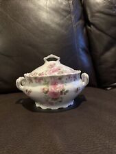 Antique C.T. Germany Flowered Porcelain Tureen with Lid picture