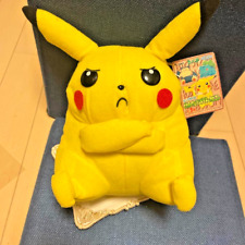 Banpresto RARE Pikachu Big Plush Pokemon Angry Stuffed vintage retro 1997 Japan picture