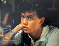 Johnny Depp NIGHTMARE ON ELM STREET Signed 10X8 Photo OnlineCOA AFTAL picture