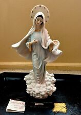 G.ARMANI-MADONNA OF MEDJUGORJE FIGURINE w/ TAGS  Sceglitrice N. 56 See Dis rip. picture
