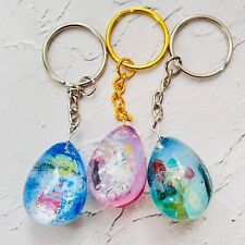 Colorful Resin Keychain Set - Encapsulated Glitter & Charms, Unique Gift picture