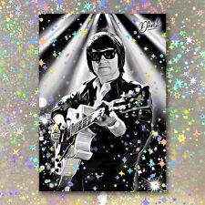 Roy Orbison Holographic Headliner Sketch Card Limited 1/5 Dr. Dunk Signed picture