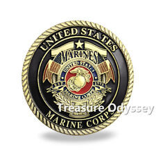USMC Challenge Coin US Military Service Marines Devil Dog Honor Commemorative picture