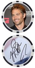 PAUL WALKER - Fast & Furious  - POKER CHIP -  ****SIGNED/AUTO*** picture